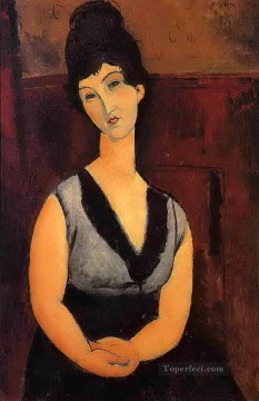  1916 Pintura - la bella pastelera 1916 Amedeo Modigliani